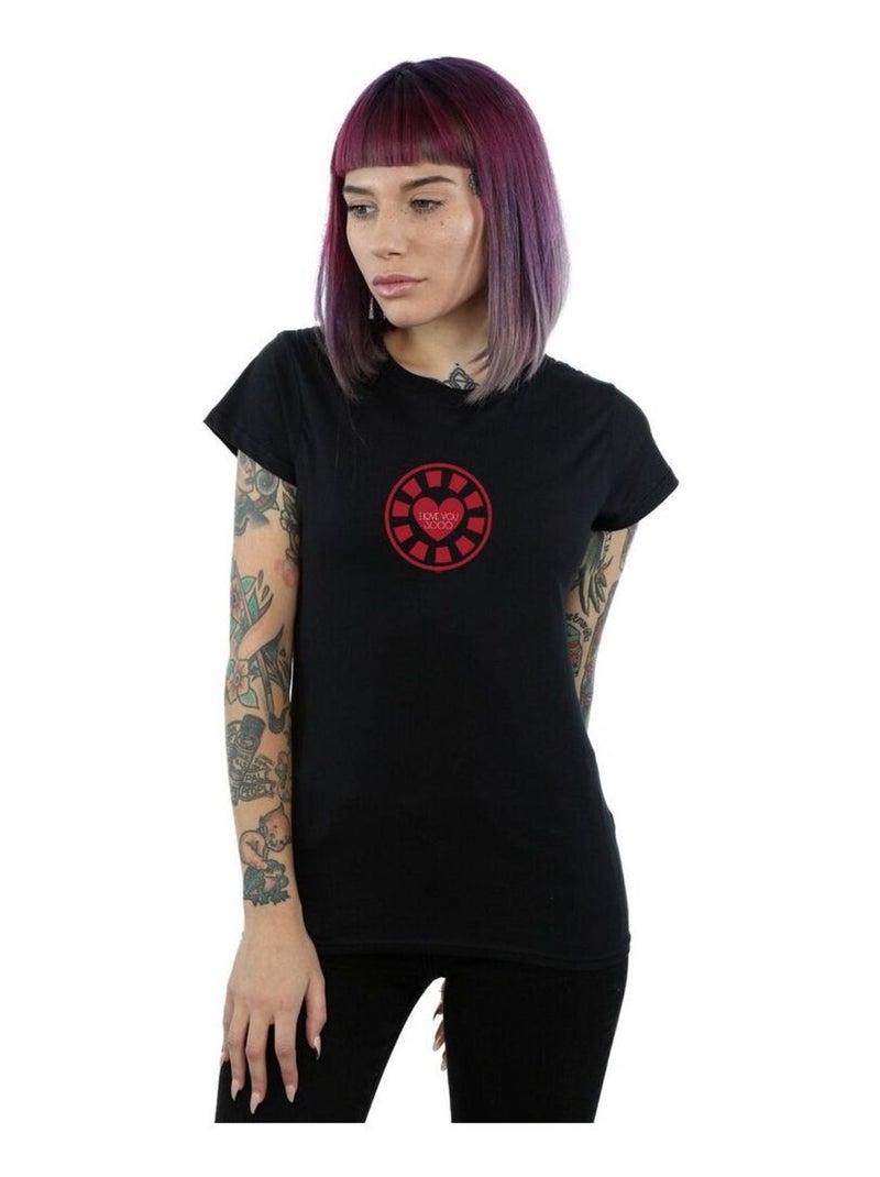 Marvel - T-shirt AVENGERS ENDGAME LOVE YOU Noir - Kiabi