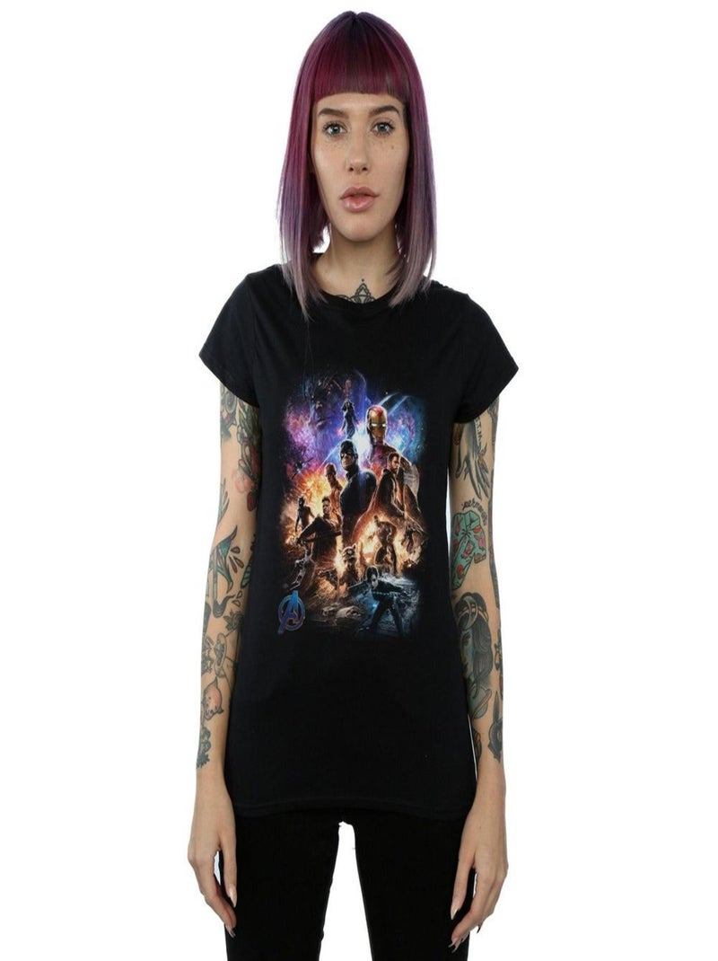 Marvel - T-shirt AVENGERS ENDGAME MONTAGE Noir - Kiabi