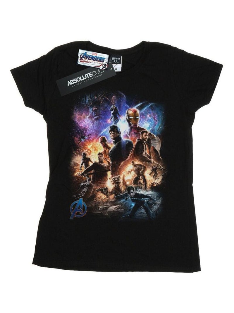 Marvel - T-shirt AVENGERS ENDGAME MONTAGE Noir - Kiabi