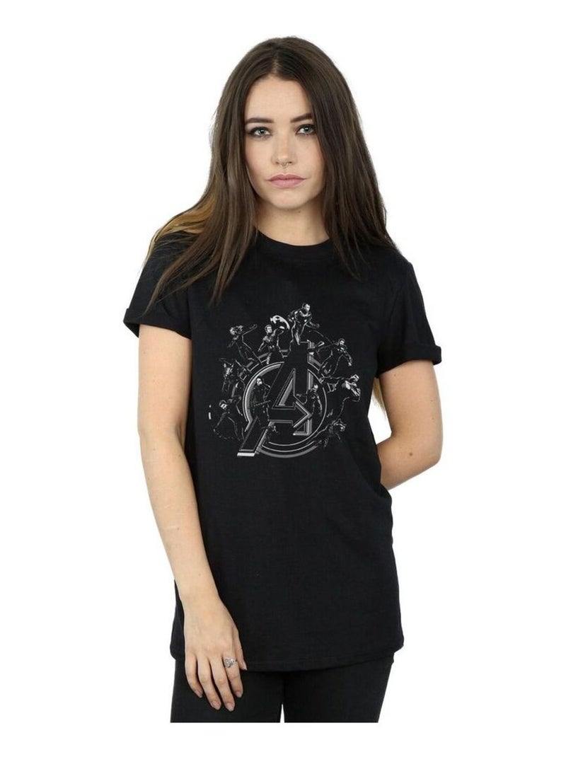 Marvel - T-shirt AVENGERS ENDGAME Noir - Kiabi