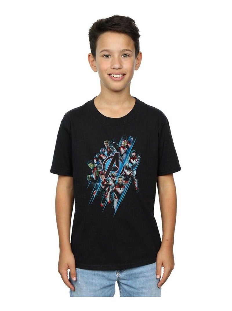 Marvel - T-shirt AVENGERS ENDGAME Noir - Kiabi