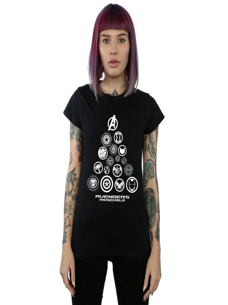 Marvel - T-shirt AVENGERS ENDGAME Noir - Kiabi