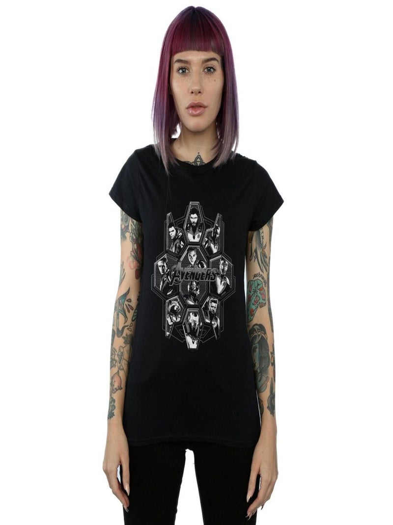 Marvel - T-shirt AVENGERS ENDGAME Noir - Kiabi