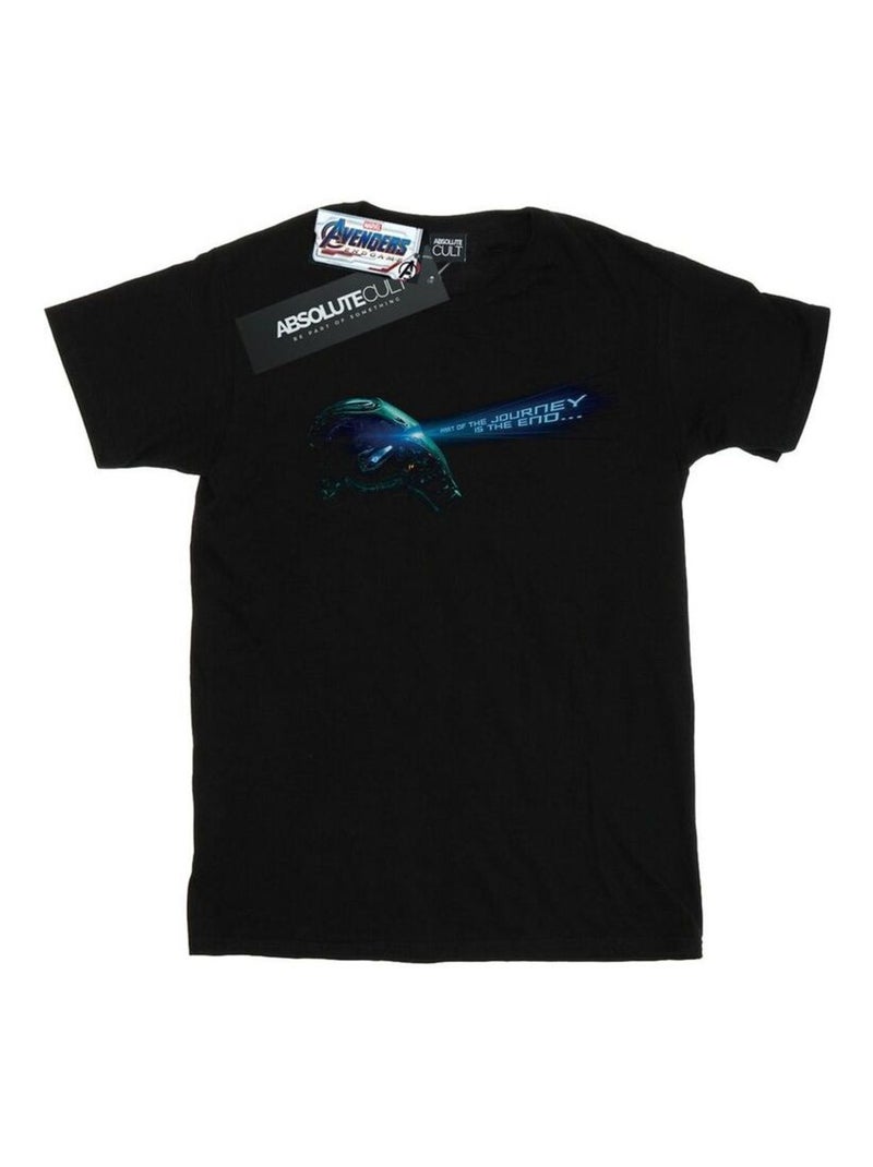 Marvel - T-shirt AVENGERS ENDGAME PART OF THE JOURNEY IS THE END Noir - Kiabi