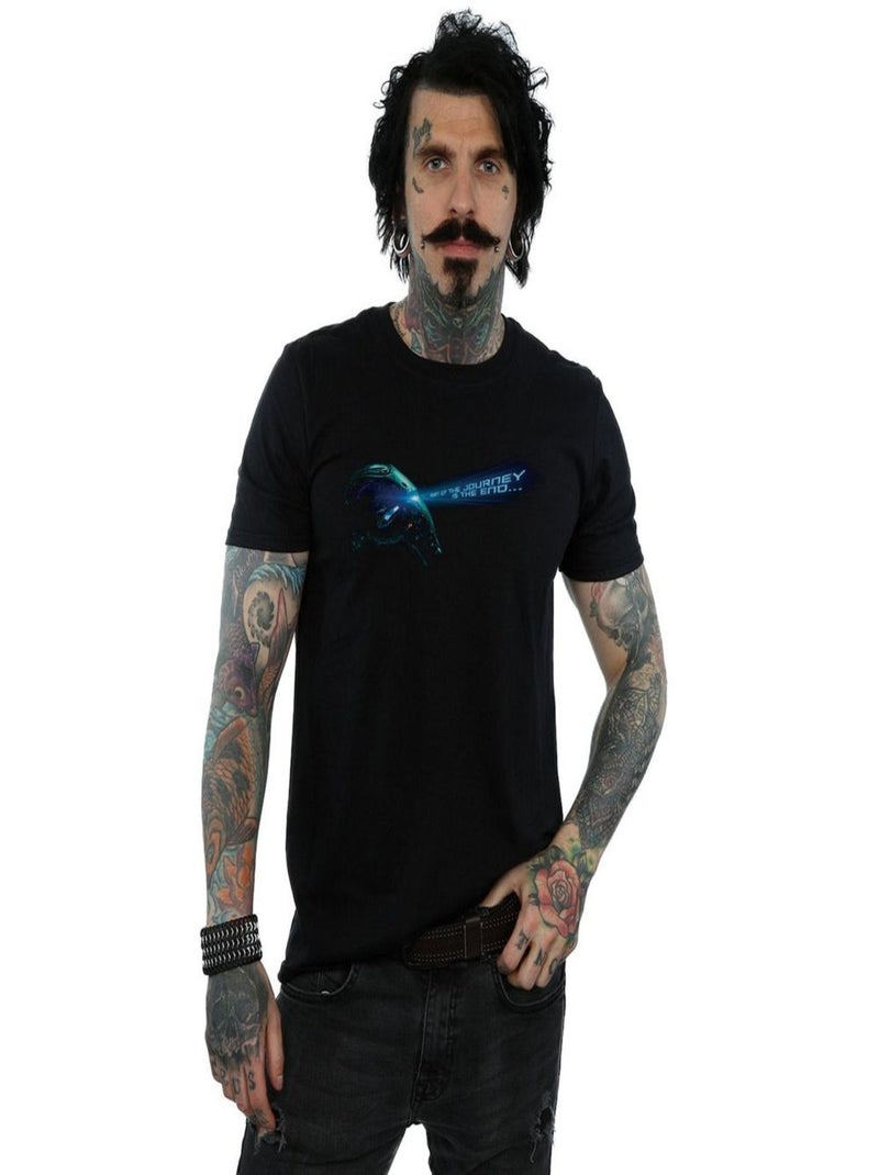 Marvel - T-shirt AVENGERS ENDGAME PART OF THE JOURNEY IS THE END Noir - Kiabi