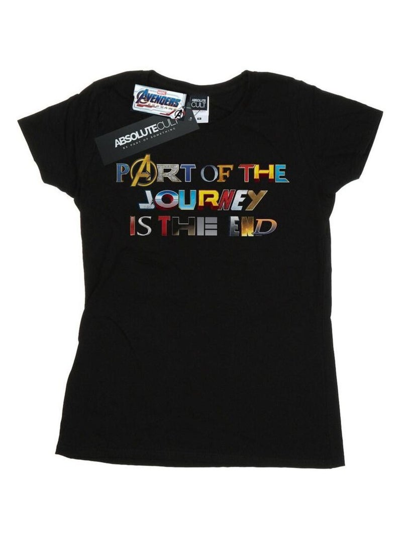 Marvel - T-shirt AVENGERS ENDGAME PART OF THE JOURNEY Noir - Kiabi