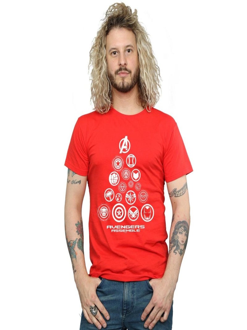 Marvel - T-shirt AVENGERS ENDGAME Rouge - Kiabi