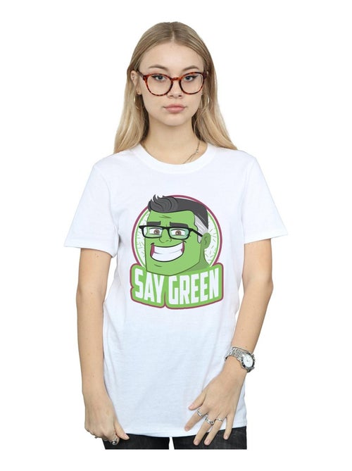 Marvel - T-shirt AVENGERS ENDGAME SAY GREEN - Kiabi