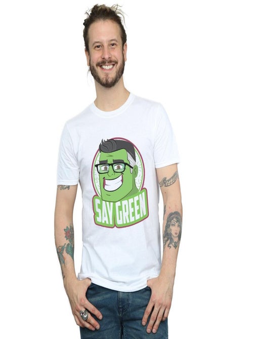 Marvel - T-shirt AVENGERS ENDGAME SAY GREEN - Kiabi