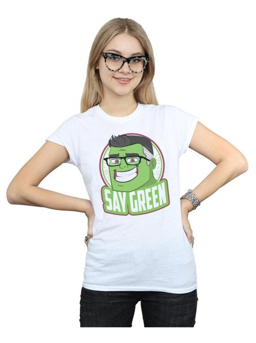 Marvel - T-shirt AVENGERS ENDGAME SAY GREEN - Kiabi