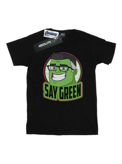 Marvel - T-shirt AVENGERS ENDGAME SAY GREEN - Kiabi