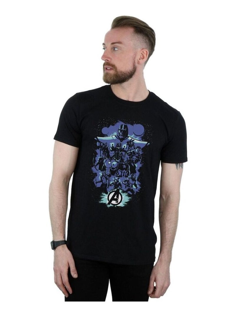 Marvel - T-shirt AVENGERS ENDGAME SPACE Noir - Kiabi