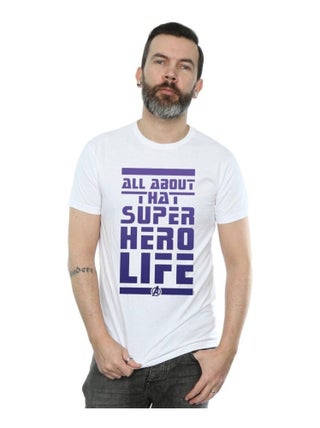 Marvel - T-shirt AVENGERS ENDGAME SUPERHERO LIFE