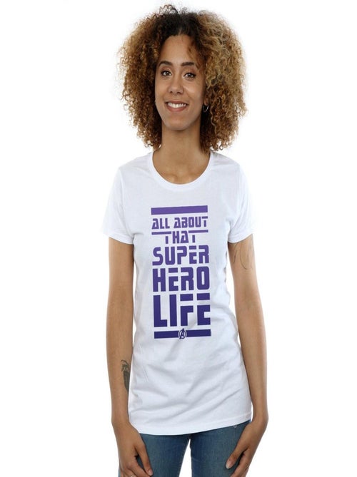 Marvel - T-shirt AVENGERS ENDGAME SUPERHERO LIFE - Kiabi