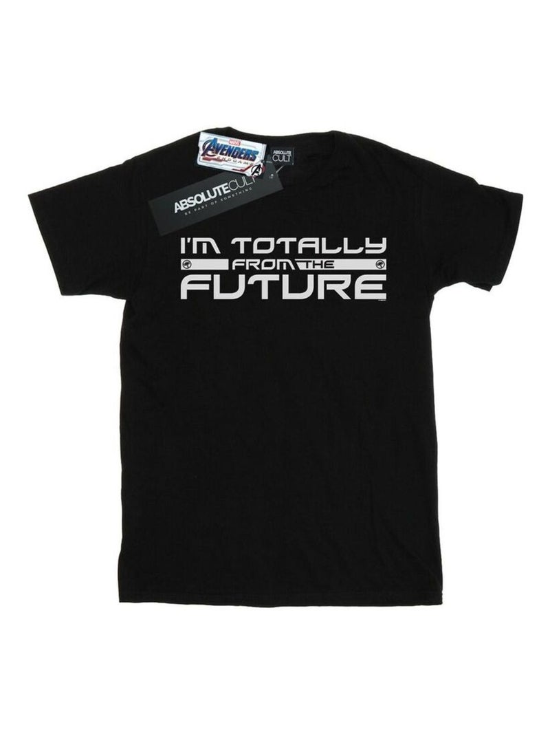 Marvel - T-shirt AVENGERS ENDGAME TOTALLY FROM THE FUTURE Noir - Kiabi