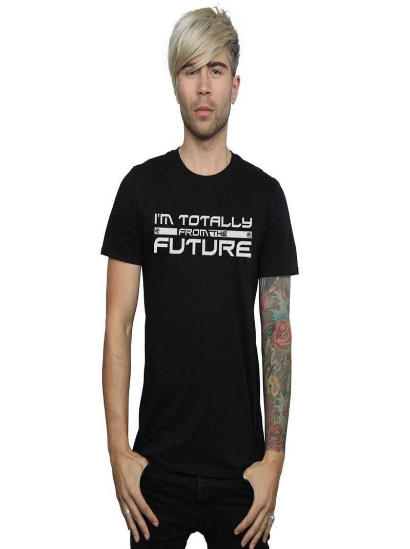 Marvel - T-shirt AVENGERS ENDGAME TOTALLY FROM THE FUTURE Noir - Kiabi