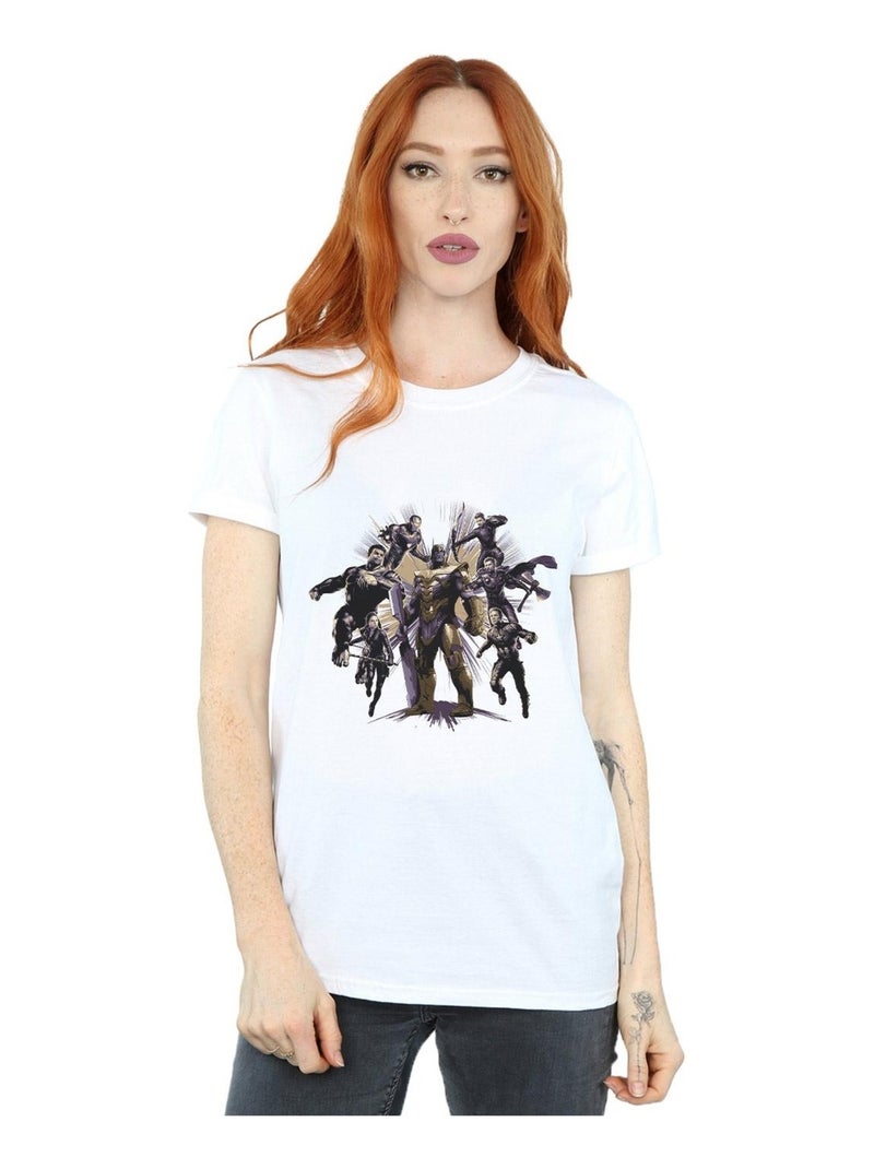 Marvel - T-shirt AVENGERS ENDGAME VS Blanc - Kiabi