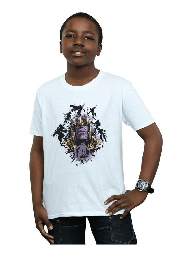 Marvel - T-shirt AVENGERS ENDGAME WARLORD Blanc - Kiabi