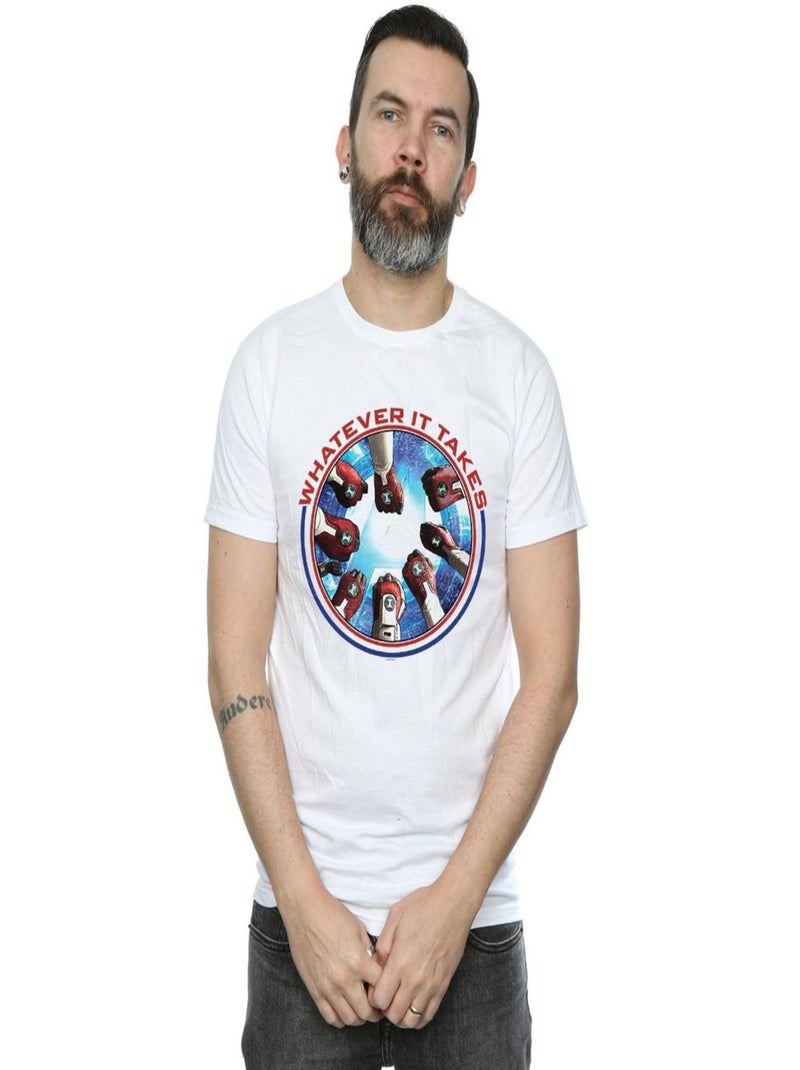 Marvel - T-shirt AVENGERS ENDGAME WHATEVER IT TAKES Blanc - Kiabi
