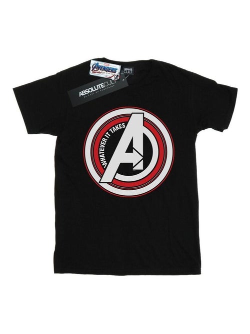Marvel - T-shirt AVENGERS ENDGAME WHATEVER IT TAKES SYMBOL - Kiabi Marvel - T-shirt AVENGERS ENDGAME WHATEVER IT TAKES SYMBOL - Kiabi