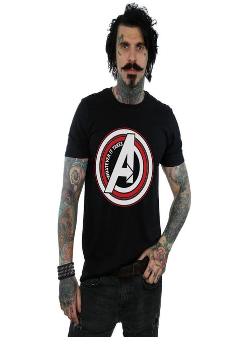 Marvel - T-shirt AVENGERS ENDGAME WHATEVER IT TAKES SYMBOL - Kiabi Marvel - T-shirt AVENGERS ENDGAME WHATEVER IT TAKES SYMBOL - Kiabi