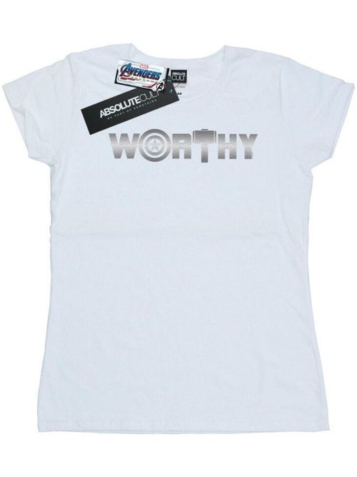 Marvel - T-shirt AVENGERS ENDGAME WORTHY - Kiabi Marvel - T-shirt AVENGERS ENDGAME WORTHY - Kiabi