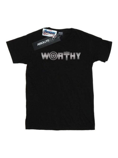 Marvel - T-shirt AVENGERS ENDGAME WORTHY - Kiabi Marvel - T-shirt AVENGERS ENDGAME WORTHY - Kiabi
