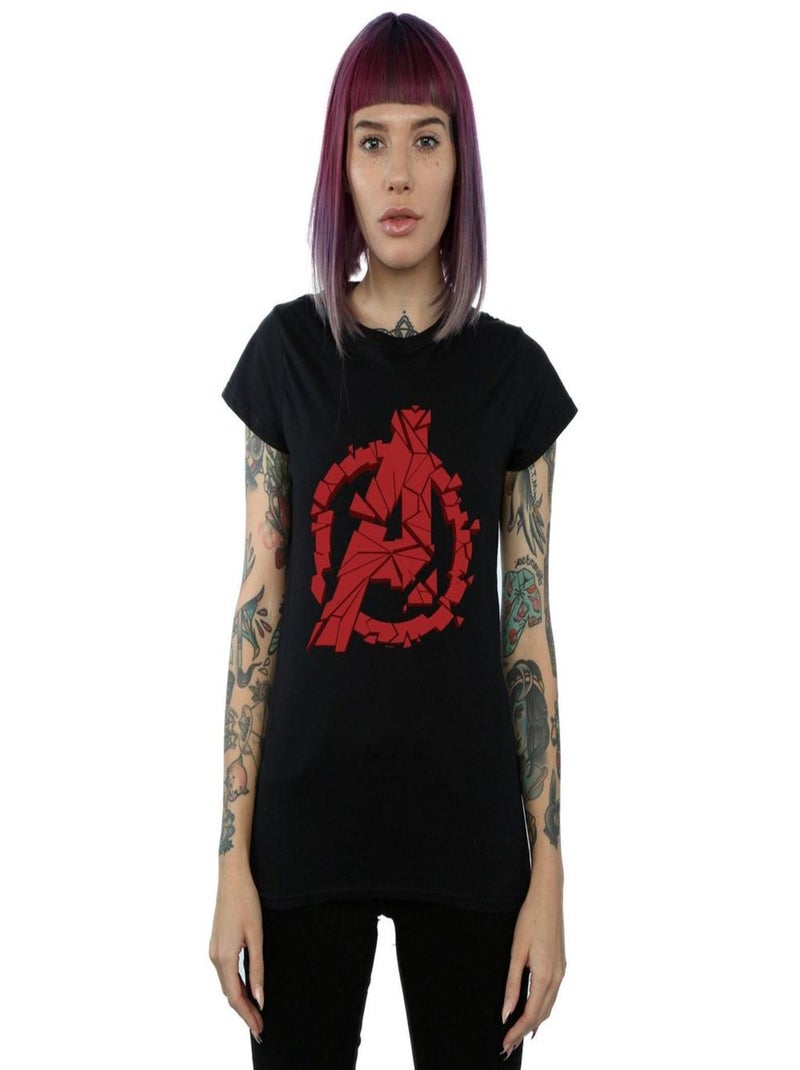 Marvel - T-shirt AVENGERS ENDGAMEED Noir - Kiabi