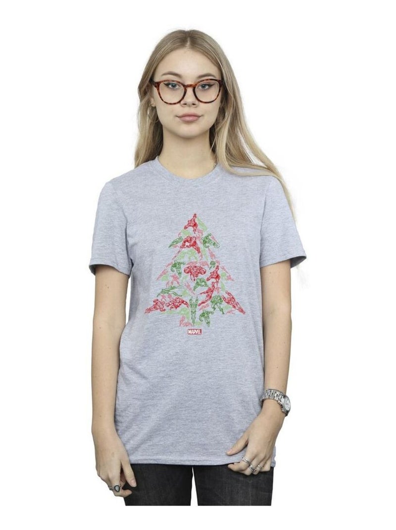 Marvel - T-shirt AVENGERS Gris chiné - Kiabi