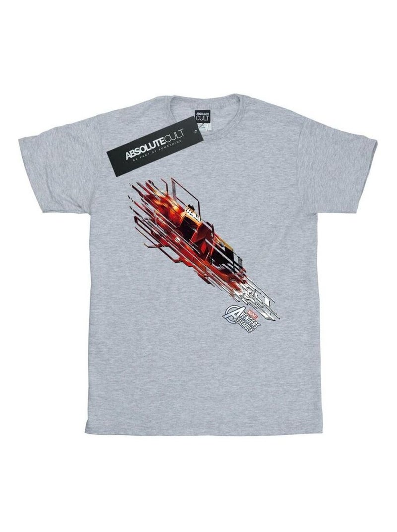 Marvel - T-shirt AVENGERS Gris chiné - Kiabi