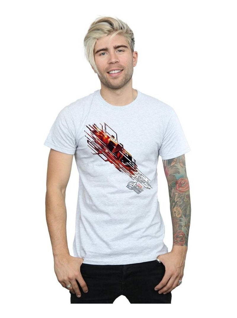 Marvel - T-shirt AVENGERS Gris chiné - Kiabi
