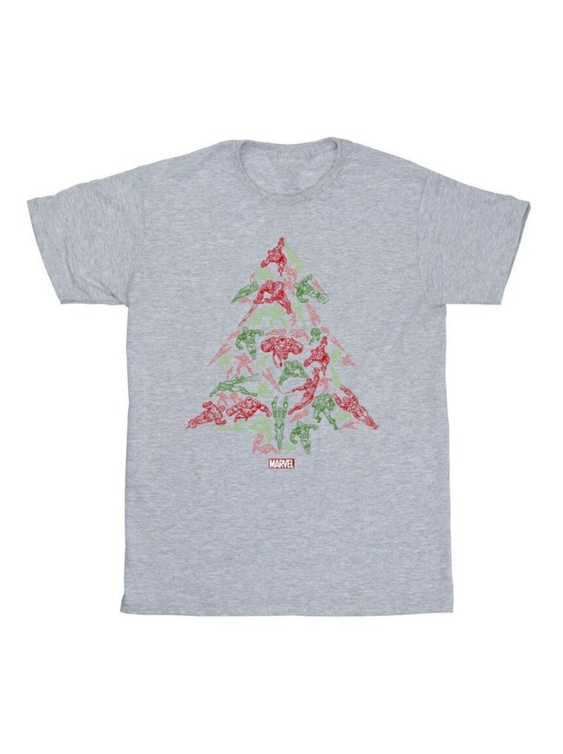 Marvel - T-shirt AVENGERS Gris chiné - Kiabi