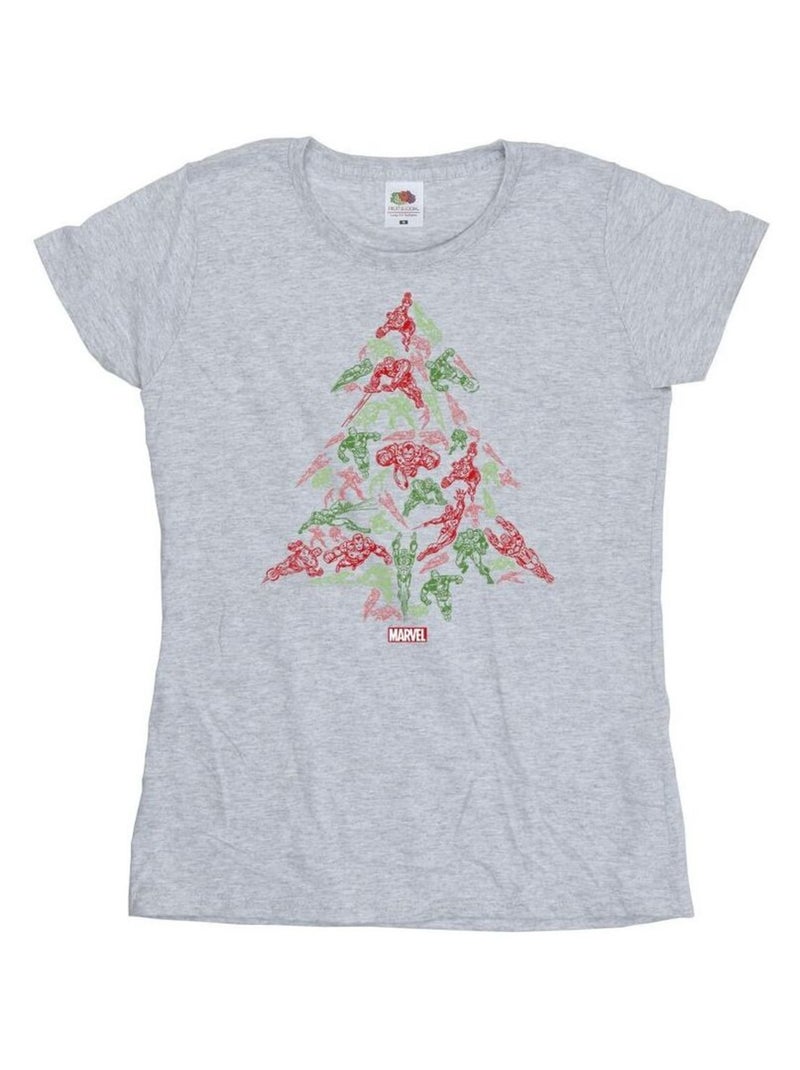 Marvel - T-shirt AVENGERS Gris chiné - Kiabi