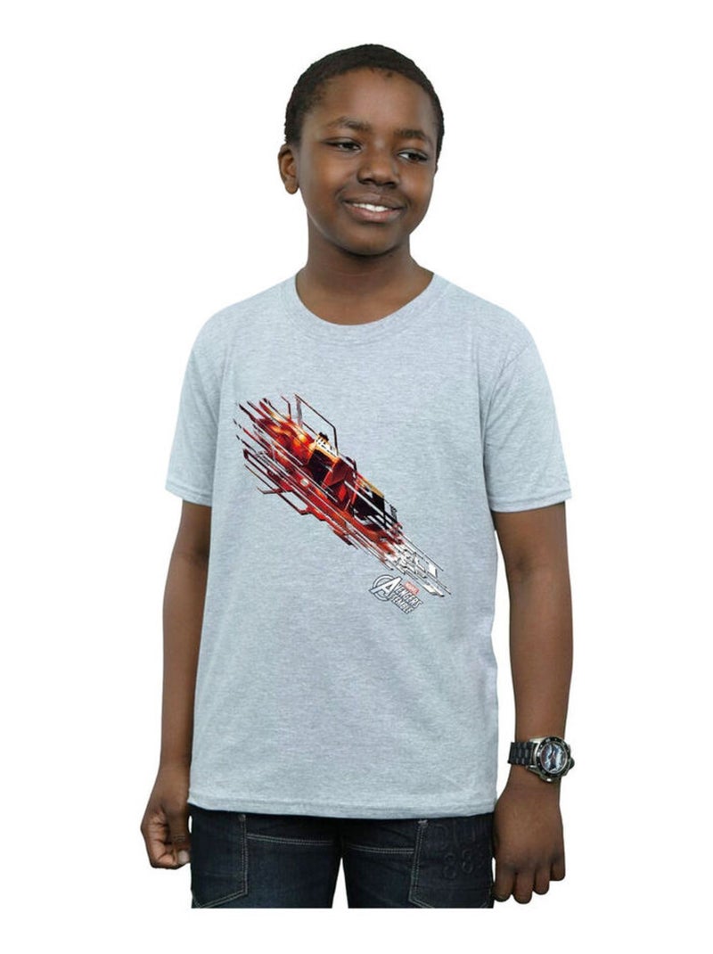 Marvel - T-shirt AVENGERS Gris chiné - Kiabi