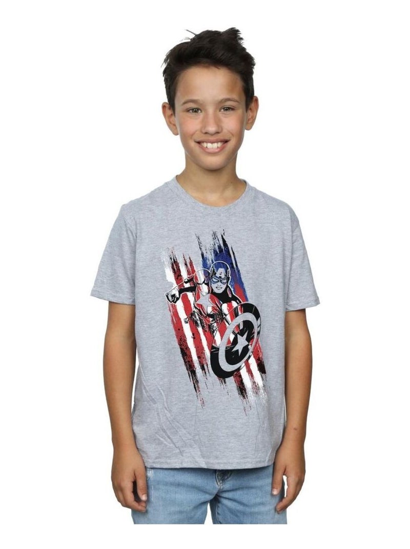 Marvel - T-shirt AVENGERS Gris chiné - Kiabi