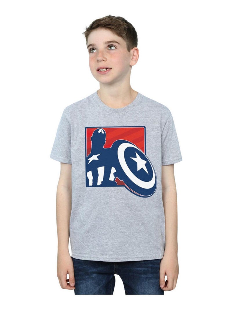 Marvel - T-shirt AVENGERS Gris chiné - Kiabi