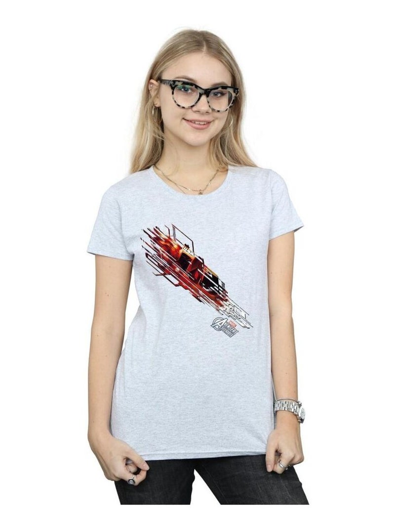Marvel - T-shirt AVENGERS Gris chiné - Kiabi