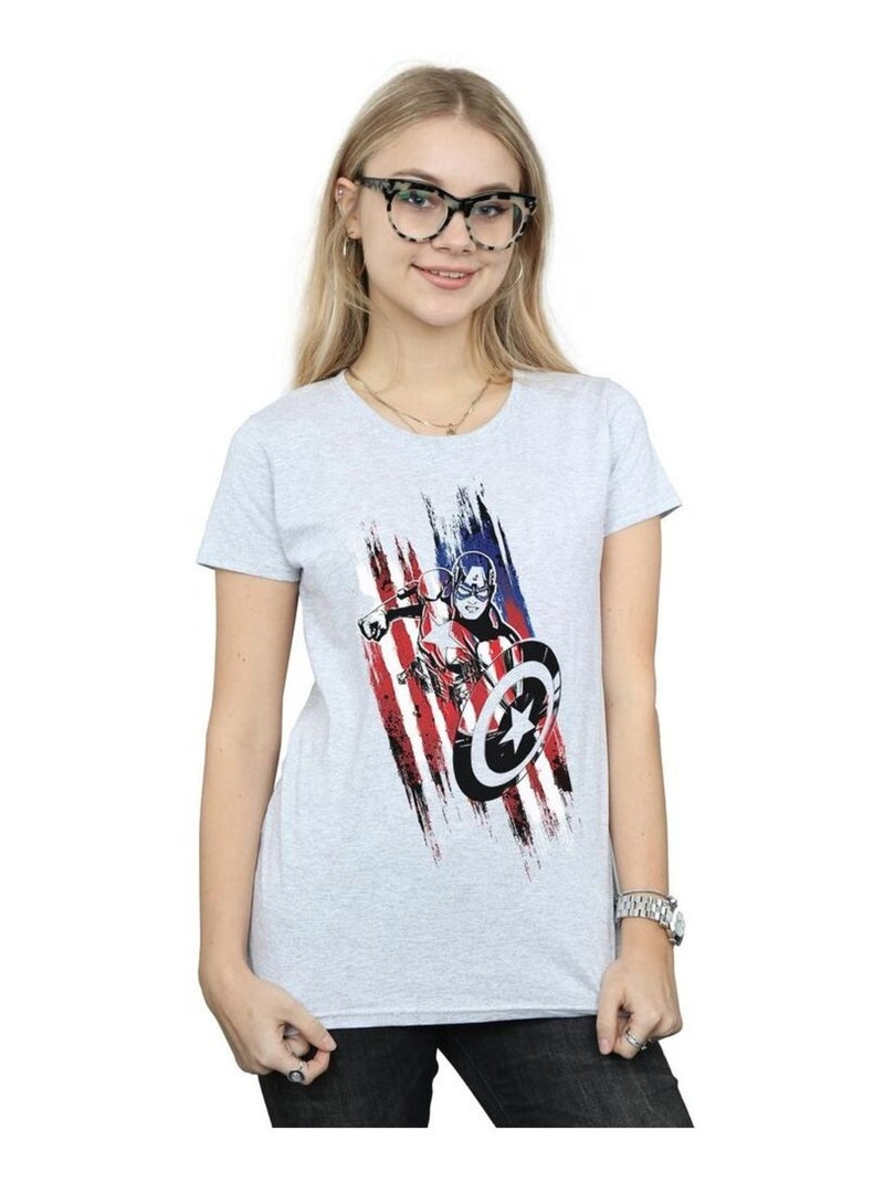 Marvel - T-shirt AVENGERS Gris chiné - Kiabi