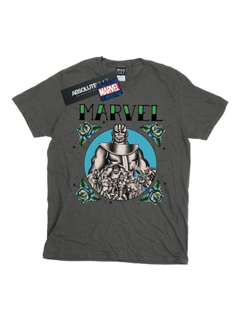 Marvel - T-shirt AVENGERS Gris Noir - Kiabi