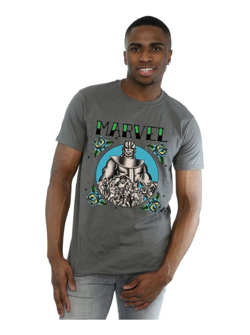 Marvel - T-shirt AVENGERS Gris Noir - Kiabi