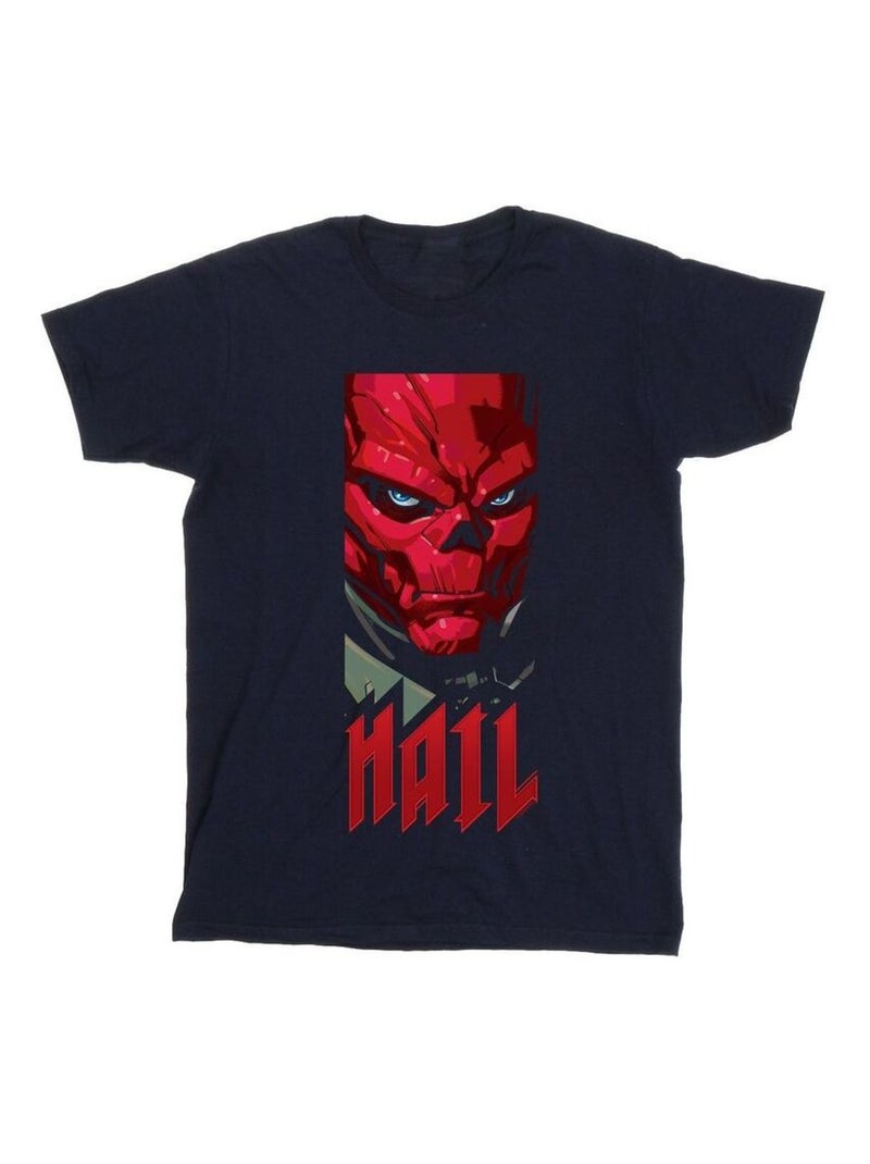 Marvel - T-shirt AVENGERS HAIL Bleu marine - Kiabi