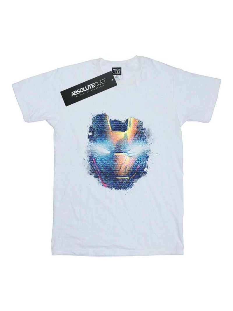 Marvel - T-shirt AVENGERS HEAD Blanc - Kiabi