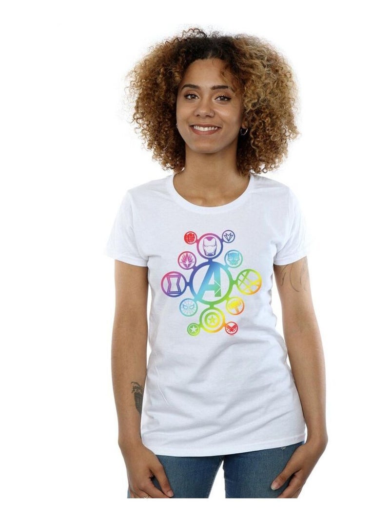 Marvel - T-shirt Avengers: InfinÇay War Blanc - Kiabi