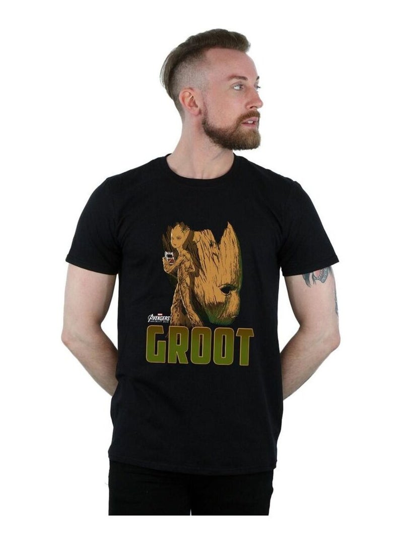 Marvel - T-shirt Avengers: InfinÇay War Noir - Kiabi