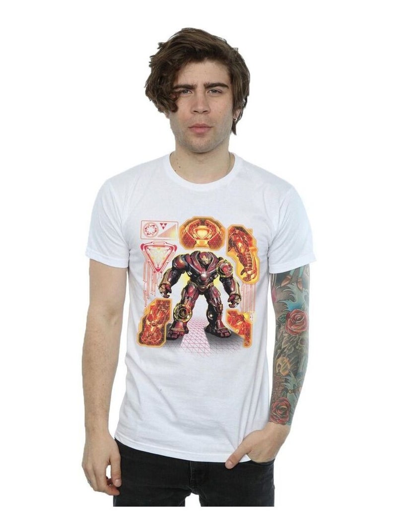 Marvel - T-shirt Avengers: InfinÇay WarBUSTER Blanc - Kiabi