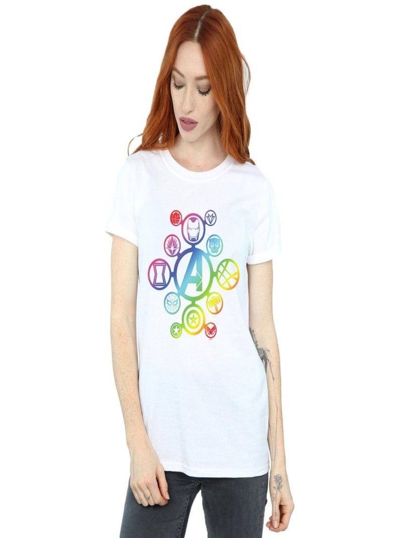 Marvel - T-shirt AVENGERS INFINITY WAR Blanc - Kiabi