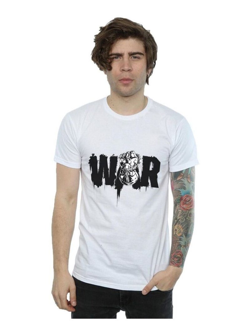 Marvel - T-shirt AVENGERS INFINITY WAR Blanc - Kiabi