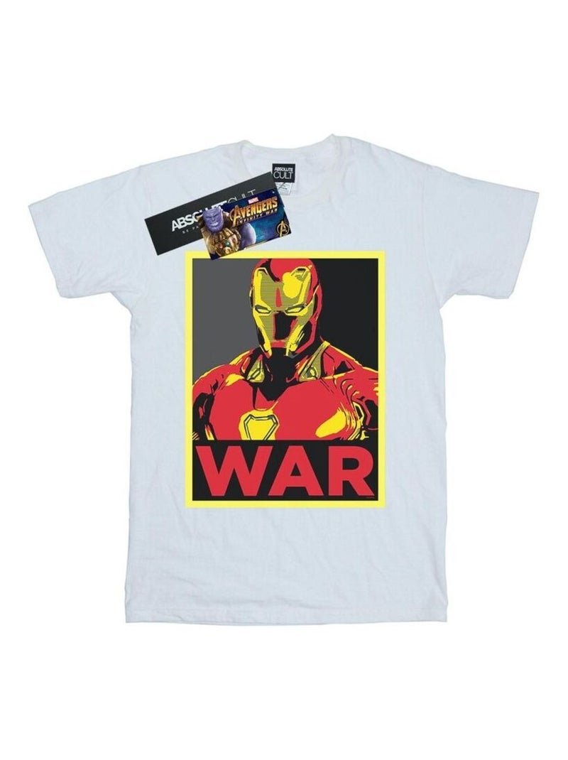 Marvel - T-shirt AVENGERS INFINITY WAR Blanc - Kiabi