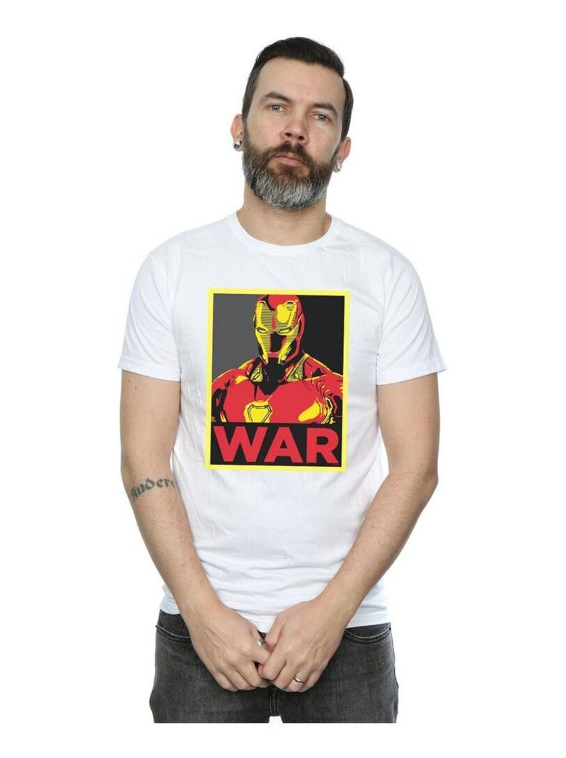 Marvel - T-shirt AVENGERS INFINITY WAR Blanc - Kiabi