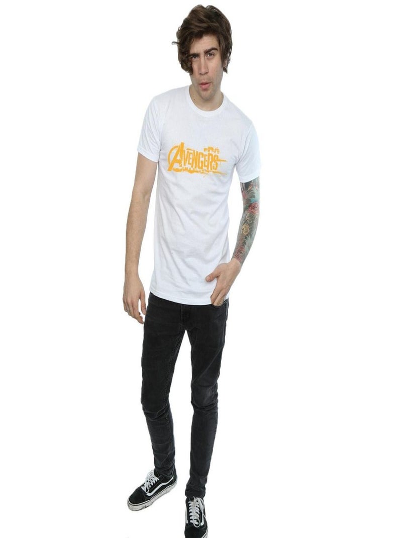 Marvel - T-shirt AVENGERS INFINITY WAR Blanc - Kiabi